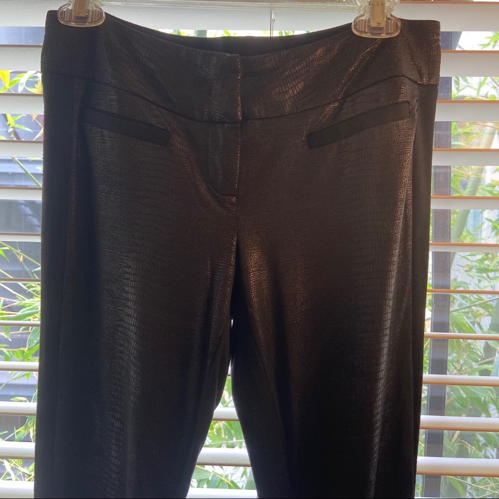Jessica Simpson faux snakeskin ponte leggings